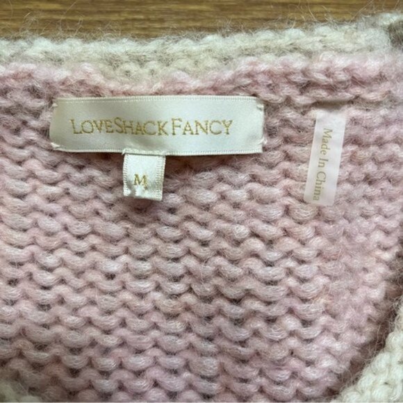 Love Shack Fancy Aspen Sweater‎ Women Size M - Picture 9 of 11